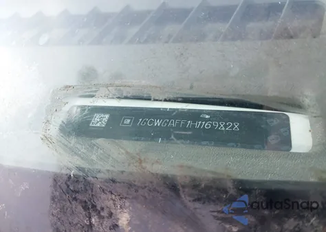 2017 Chevrolet Express 2500 Work Van из США, поврежденный, VIN 1GCWGAFF1H1169828